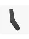 Men's Diagonal Light Weight Midi Socks Dark Grey - THOM BROWNE - BALAAN 6