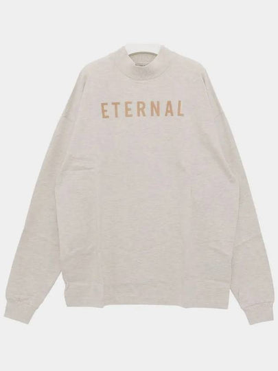 Eternal Crew Neck Cotton Long Sleeve T-Shirt Oatmeal - FEAR OF GOD - BALAAN 2