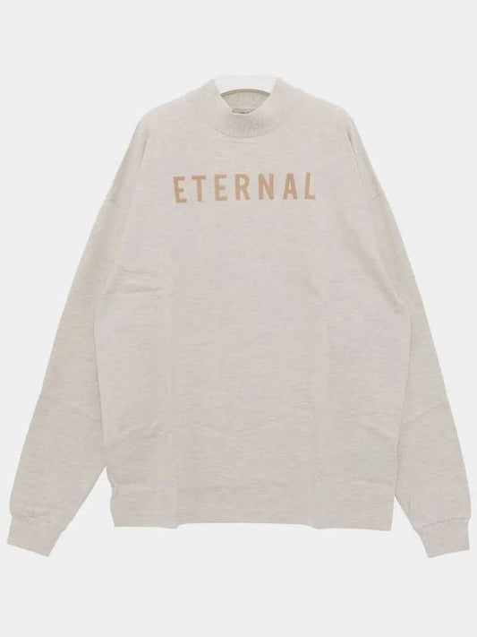 Eternal Crew Neck Cotton Long Sleeve T-Shirt Oatmeal - FEAR OF GOD - BALAAN 2