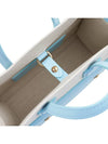 Logo Freya Mini Tote Bag Sky Blue Beige - BURBERRY - BALAAN 10