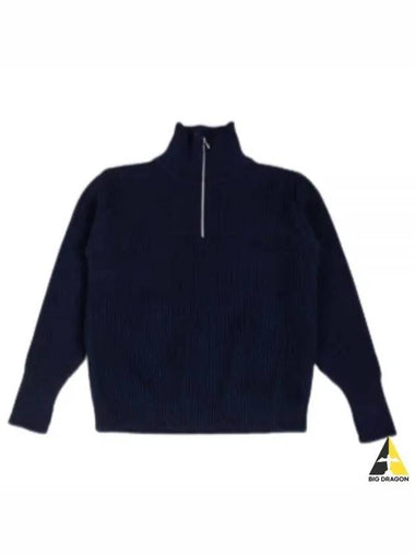 ANDERSENANDERSEN Navy Half Zip NHZ Blue - ANDERSEN-ANDERSEN - BALAAN 1