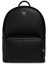 Men's Logo Backpack Black - EMPORIO ARMANI - BALAAN 3