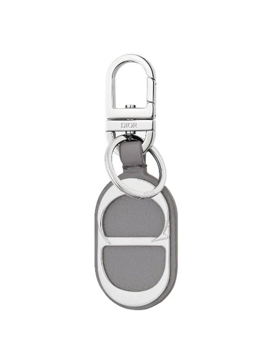 D Touch Logo Calfskin Keyholder Grey - DIOR - BALAAN 1