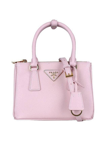 Galleria Saffiano leather mini bag 1BA906 NZV F0E18 V ZOM - PRADA - BALAAN 1