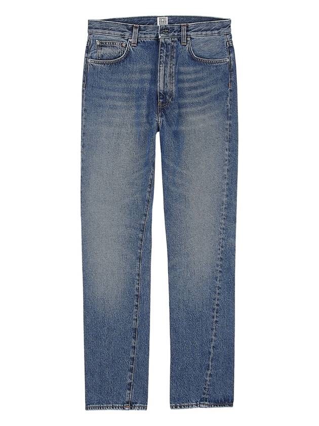 Women's Twisted Seam Straight Jeans Blue - TOTEME - BALAAN 2