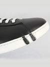 Men's Asher Leather Low Top Sneakers Black - BALLY - BALAAN 7