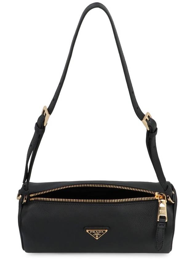 Triangle Logo Shoulder Bag Black - PRADA - BALAAN 5