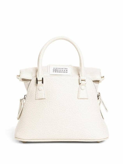 5AC Classique Micro Tote Bag Light Grey - MAISON MARGIELA - BALAAN 2