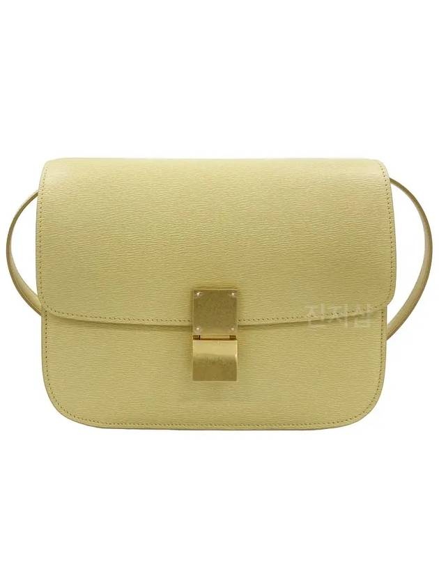 Medium Calfskin Cross Bag Yellow - CELINE - BALAAN 2