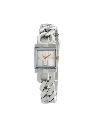 Women's Double Gancini Groumette Quartz Silver Dial Watch Silver - SALVATORE FERRAGAMO - BALAAN 2