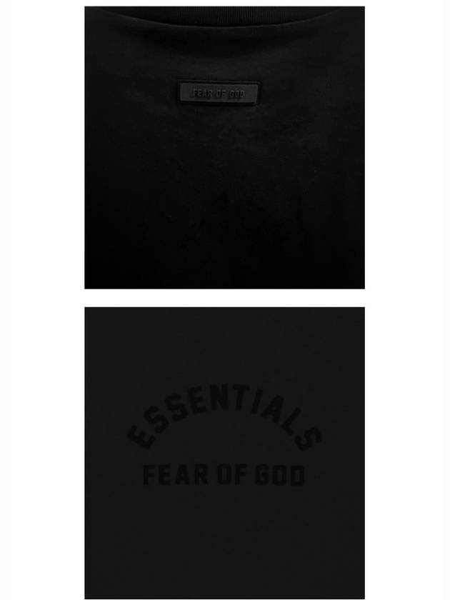 125SP232000F 861 Essential The Black Collection TShirt Jet Black Men's TShirt TEO - FEAR OF GOD - BALAAN 5