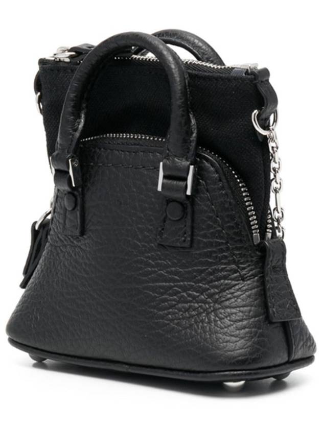 5AC Classic Baby Shoulder Bag Pale Black - MAISON MARGIELA - BALAAN 6