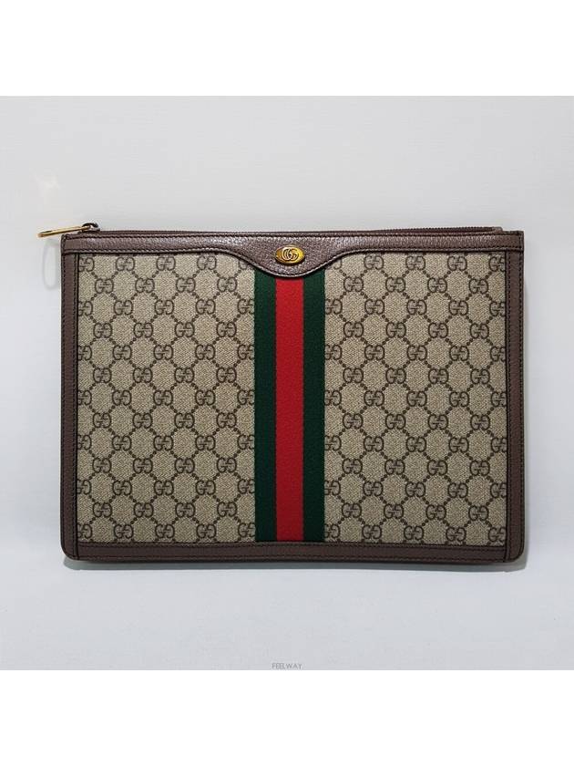 GG Supreme Ophidia Portfolio Clutch Bag 523359 - GUCCI - BALAAN 2