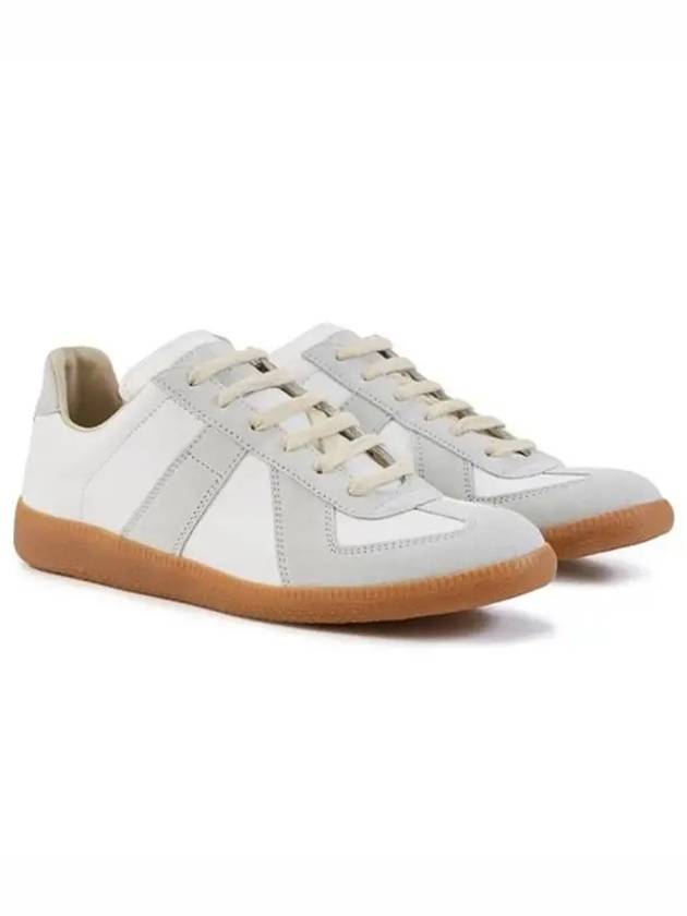 Replica Calfskin Low Top Sneakers White - MAISON MARGIELA - BALAAN 3