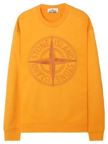 Garment Dying Compass Logo Embroidered Sweatshirt Men - STONE ISLAND - BALAAN 1