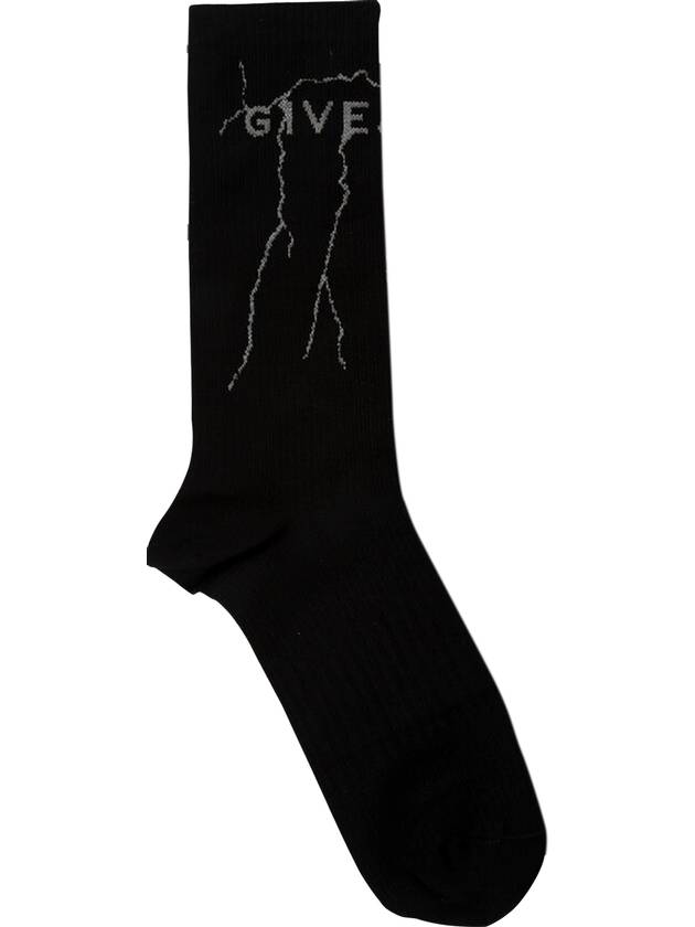 Logo Socks Black - GIVENCHY - BALAAN 2