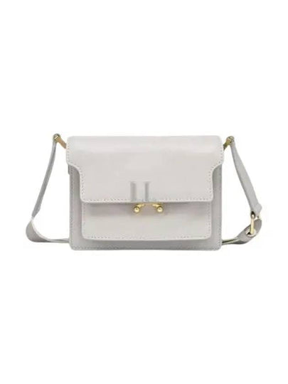 Women's Mini Trunk Soft Shoulder Bag Stone - MARNI - BALAAN 2