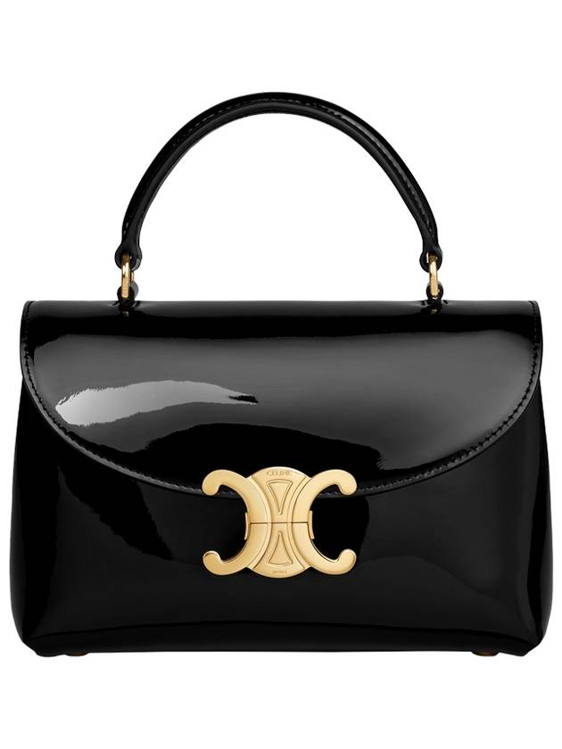 Black Gold Teen Patent Nino Bag 118113FYJ 38NO - CELINE - BALAAN 1