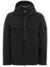 Wappen Patch Loft Soft Shell R Hooded Jacket Black - STONE ISLAND - BALAAN 2