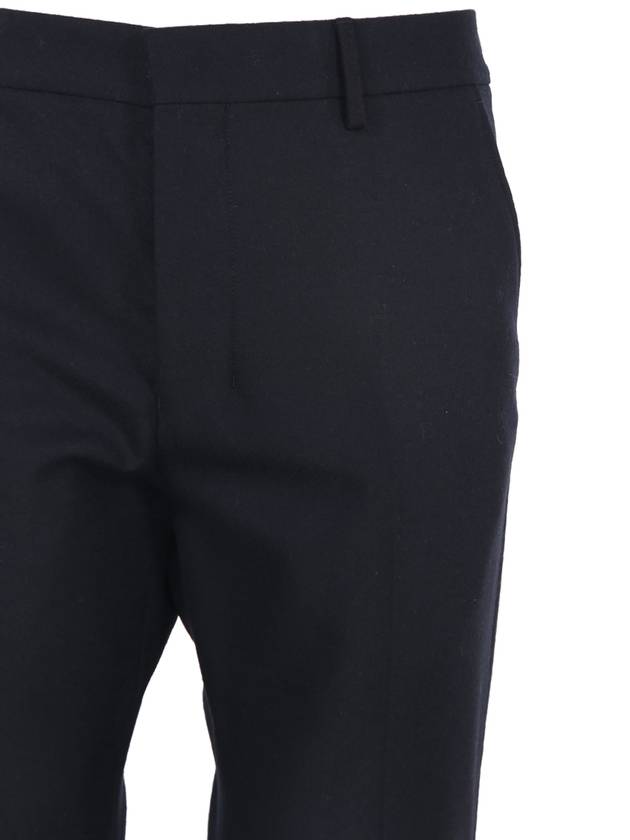 Cigarette Fit Straight Pants Black - AMI - BALAAN 5