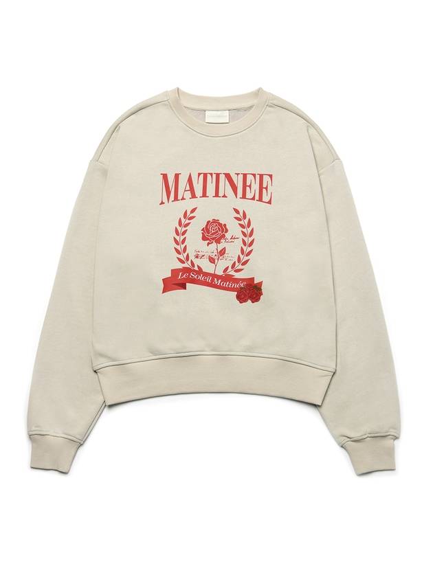 Matinee Classic Rose Sweatshirt Greige - LE SOLEIL MATINEE - BALAAN 1