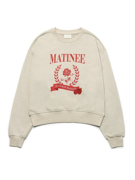 Brushed Options Matinee Classic Rose Sweat Shirts GREIGE - LE SOLEIL MATINEE - BALAAN 1