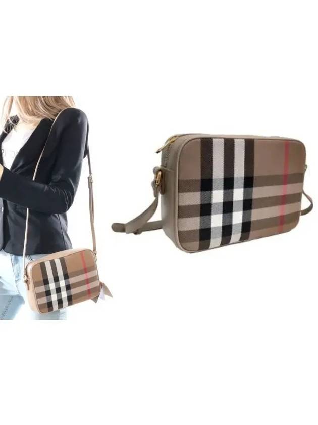 Check Camera Cross Bag Beige - BURBERRY - BALAAN 2