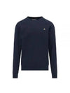 Men's ORB Embroidery Logo Crew Neck Sweatshirt Navy - VIVIENNE WESTWOOD - BALAAN 2