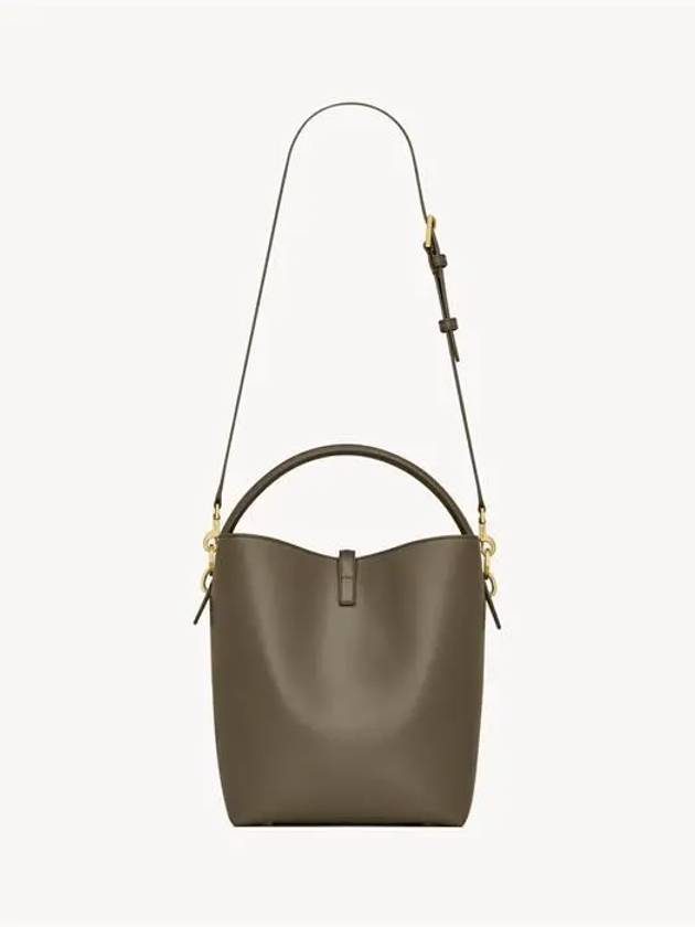 Le 37 Leather Bucket Bag Deep Musk - SAINT LAURENT - BALAAN 6