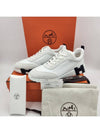 Bouncing Low Top Sneakers White - HERMES - BALAAN 10