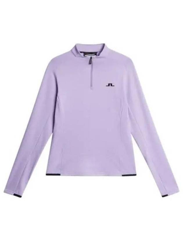 Long Sleeve T Shirt GWJS10982 Q285 Free Lavender Melange - J.LINDEBERG - BALAAN 1