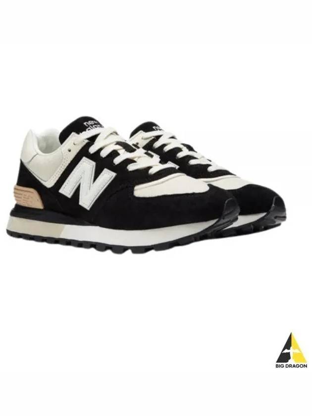 574 Legacy Low Top Sneakers Black Angora - NEW BALANCE - BALAAN 2