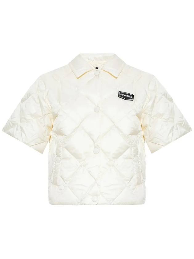 Logo Patch Quilted Padding White - DUVETICA - BALAAN 2