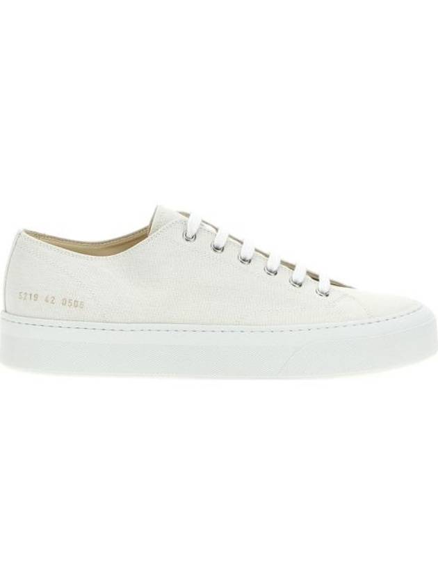 Tournament Classic Canvas Low Top Sneakers White - COMMON PROJECTS - BALAAN 1