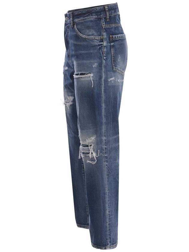 Denim Straight Pants S75LB0869 S30309470 DENIM - DSQUARED2 - BALAAN 3