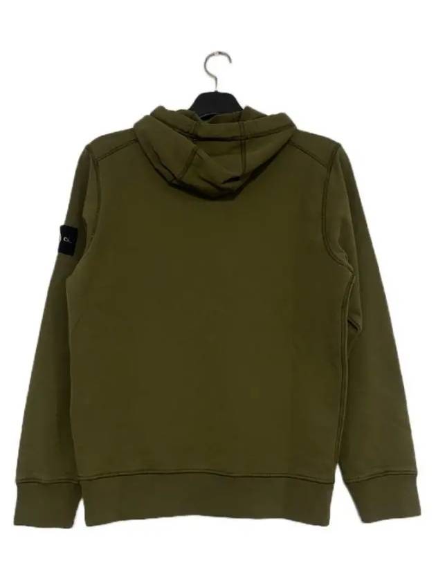 Wappen Patch Cotton Hoodie Khaki - STONE ISLAND - BALAAN 5