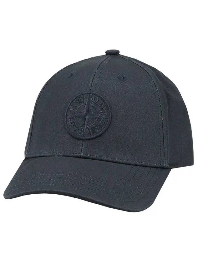 99661 Cotton Rep 6 Panel Ball Cap Navy - STONE ISLAND - BALAAN 3