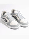 oblique CD logo B57 low top sneakers gray white 3SN318ZXU 860 - DIOR - BALAAN 3