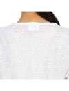 Koldi Linen Short Sleeve T-Shirt White - ISABEL MARANT ETOILE - BALAAN 8