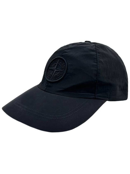 Logo Nylon Metal Ball Cap Black - STONE ISLAND - BALAAN 2