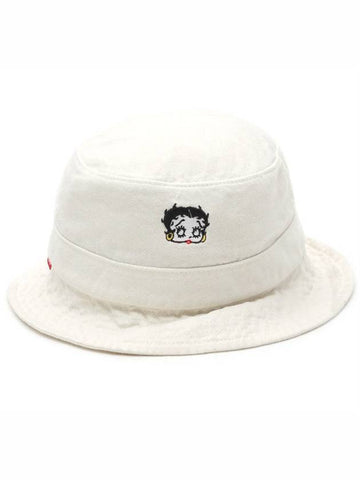 16SS betty boop bucket hat white betty boop denim crusher white - SUPREME - BALAAN 1