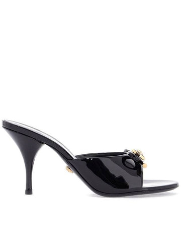 "opera bow patent leather mules - VERSACE - BALAAN 1