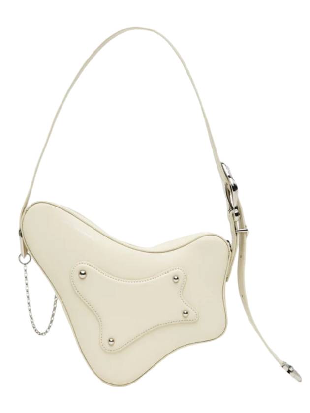 Women's Guitar Shoulder Bag Cream - ANDERSSON BELL - BALAAN 1