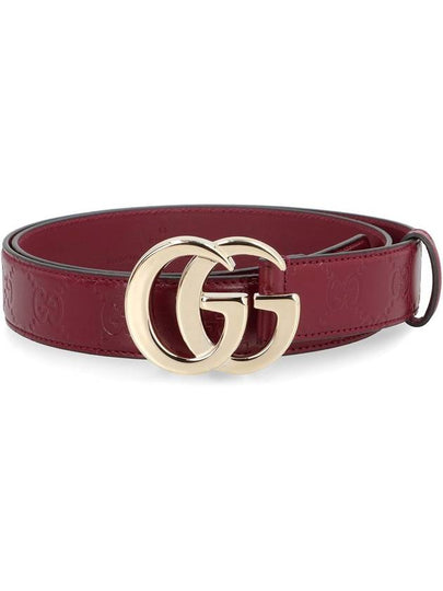 Gucci Gg Milano Leather Belt - GUCCI - BALAAN 2