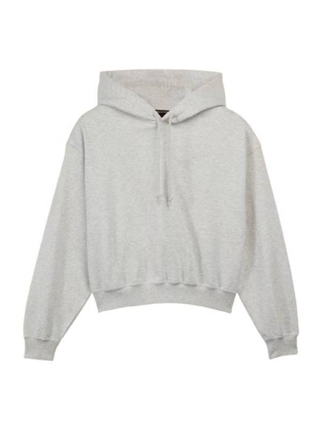 Brushed Terry Boxy Hoodie Grey - Y-3 - BALAAN 2