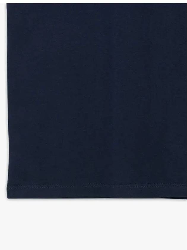 Fox Head Patch Regular Short Sleeve T-Shirt Navy - MAISON KITSUNE - BALAAN 4