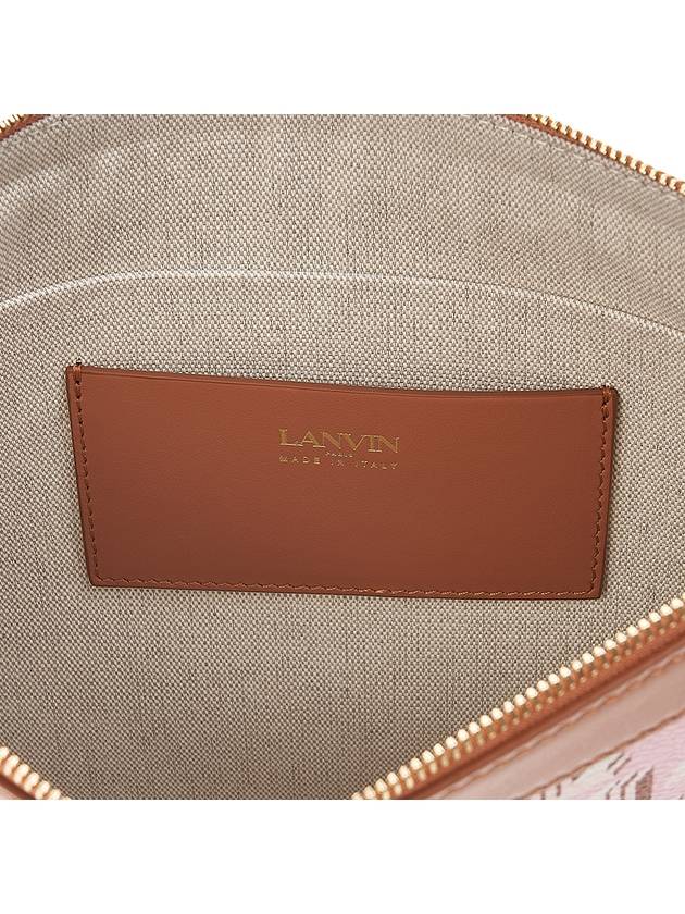 Logo Clutch Bag Pink - LANVIN - BALAAN 11