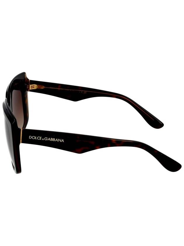 Sunglasses 0DG4414 502 13 HAVANA ON TRANSPARENT BROWN - DOLCE&GABBANA - BALAAN 4