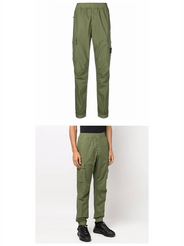 Men's Tella Paracadute Regular Fit Cargo Pants Khaki - STONE ISLAND - BALAAN 5