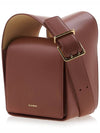 Sling Square Small Calfskin Leather Shoulder Bag Brown - JIL SANDER - BALAAN 3